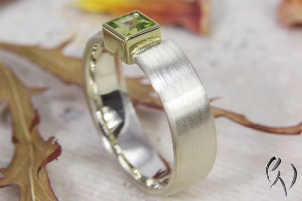 Ring Sade, Silber 925/- mit Peridot