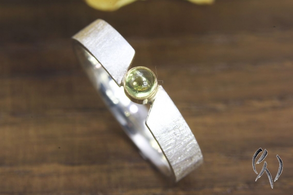 Preview: Ring Nalina, Silber 925/- mit Peridot