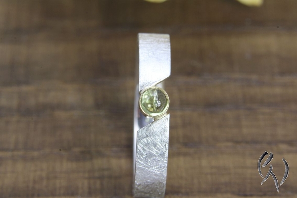 Preview: Ring Nalina, Silber 925/- mit Peridot