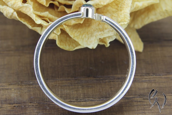 Ring Nalina, Silber 925/- mit eisblauem Topas
