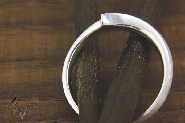 Preview: Ring Delaila, Silber 925/- mit drei Zirkonia