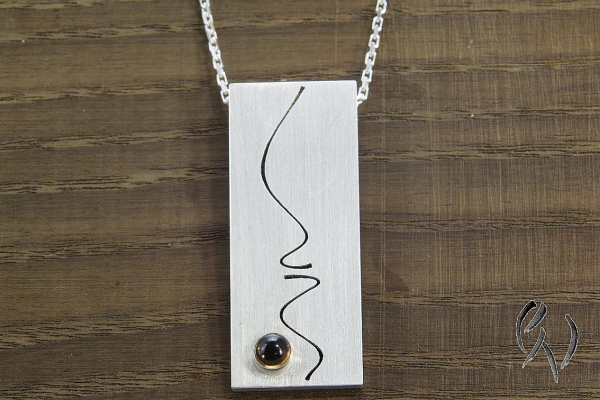 Anhänger Silber mit Turmalin