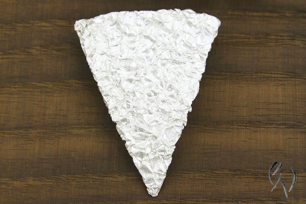 Anhänger Silber, zerknittertes Dreieck