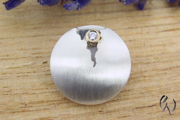 Anhänger Silber mit Brillant