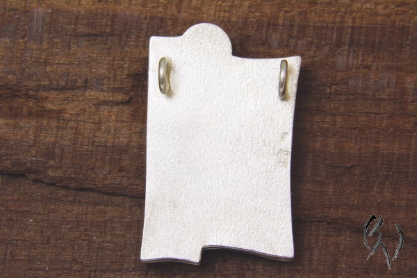 Anhänger Asha, Silber 925/- mit zwei rosa Turmalinen