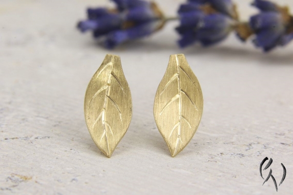 Ohrstecker Momiji, Gold 750/-