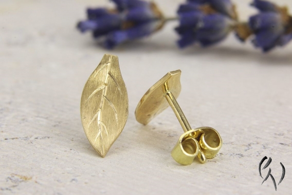 Ohrstecker Momiji, Gold 750/-