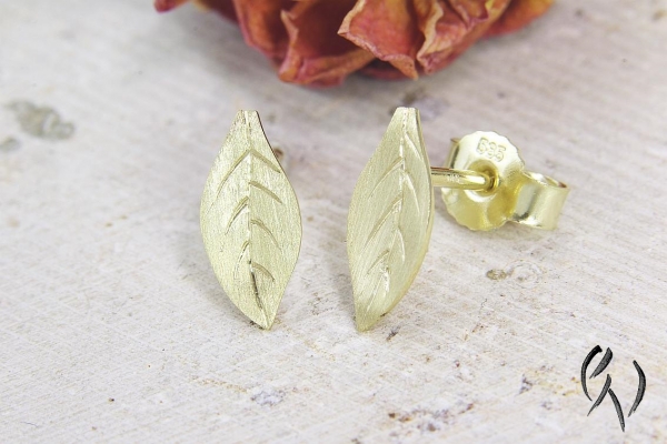 Ohrstecker Momiji, Gold 585/-