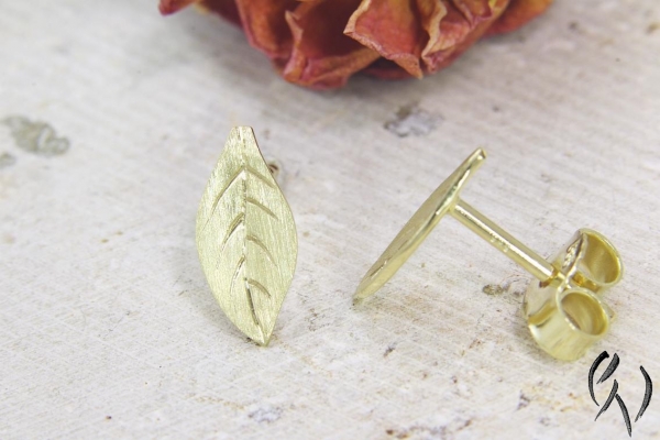 Ohrstecker Momiji, Gold 585/-