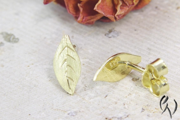 Ohrstecker Momiji, Gold 585/-