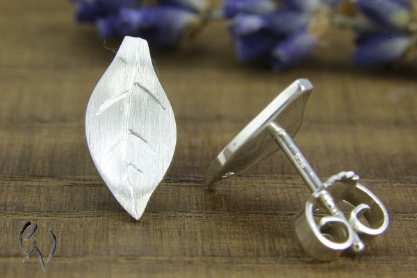Ohrstecker Momji, Silber 925/-, 13 mm
