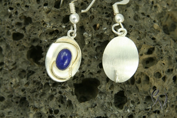 Ohrhänger Jamelia, Silber 925/- mit Lapislazuli