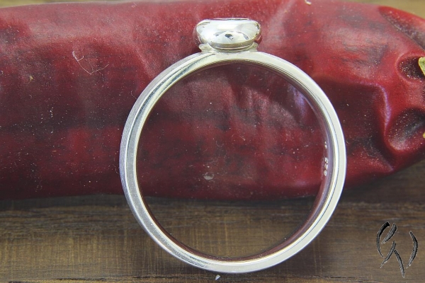 Ring Ona, Silber 925/- mit blauem Turmalin