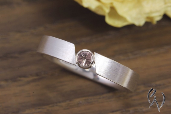 Ring Nalina, Silber 925/- mit rosa Turmalin