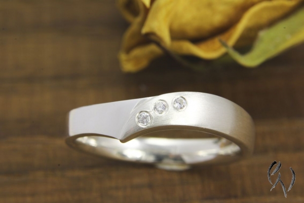 Ring Silber mit Zirkonia