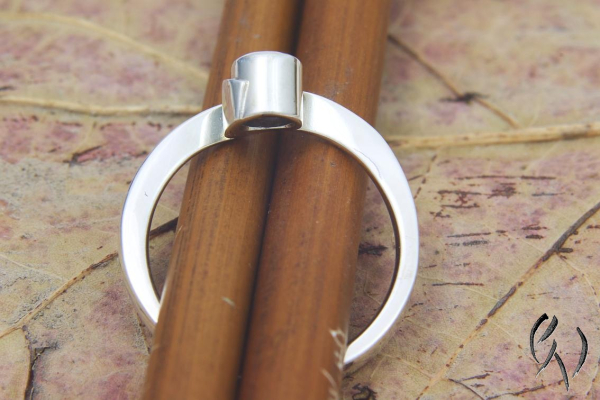 Ring Laini, Silber 925/- mit pinkfarbenem Turmalin