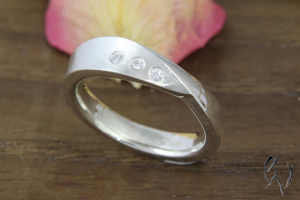 Ring Silber mit Zirkonia