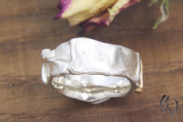 Ring Ingarö2, Silber 925/- mit Opal